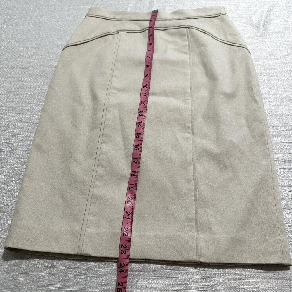 Worth Women’s Skirt Size 2 Cream Pencil Skirt NWT - Picture 2 of 7